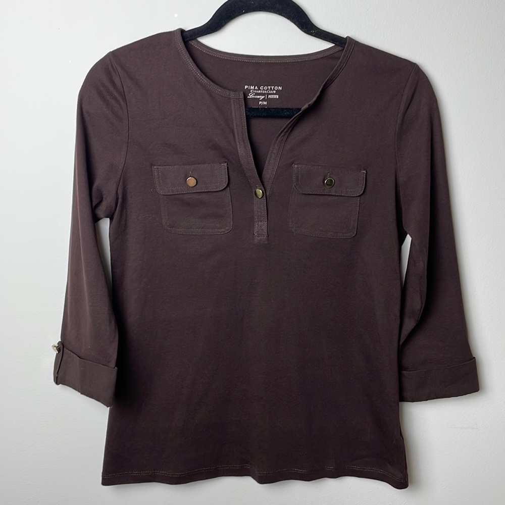 Pima Cotton Charter Club Luxury Shirt